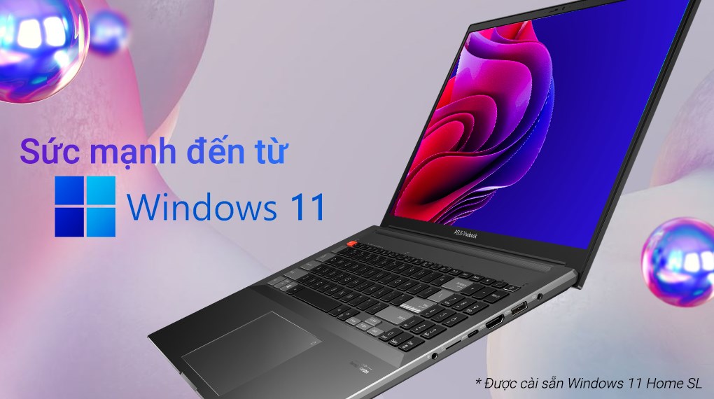 Laptop Asus VivoBook Pro 16X OLED M7600QC R5 5600H/16GB/512GB/4GB RTX3050/Win11 (L2077W)