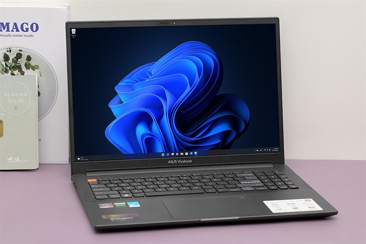 Laptop Asus VivoBook Pro 16X OLED M7600QC R5 5600H/16GB/512GB/4GB RTX3050/Win11 (L2077W) Màu Xám