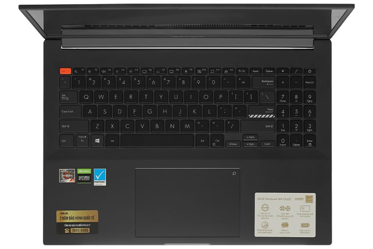 Laptop Asus VivoBook Pro 16X OLED M7600QC R5 5600H/16GB/512GB/4GB RTX3050/Win11 (L2077W) Màu Xám