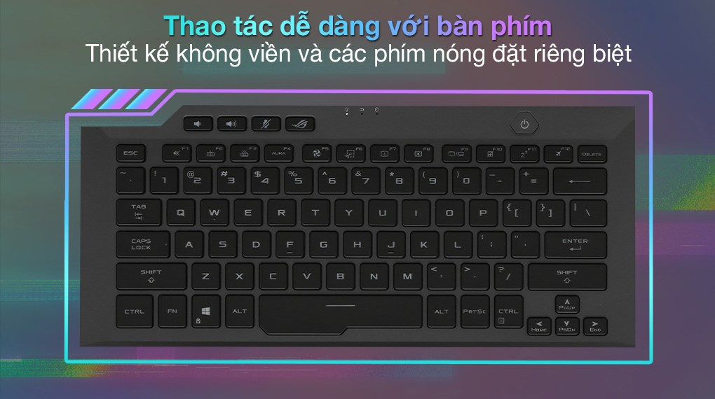 Laptop Asus Rog Zephyrus Gaming G14 GA401QH R7 5800HS/8GB/512GB/4GB GTX1650/120Hz/Túi/Win11 (K2091W)