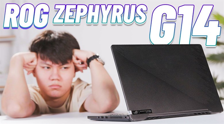 Laptop Asus Rog Zephyrus Gaming G14 GA401QH R7 5800HS/8GB/512GB/4GB GTX1650/120Hz/Túi/Win11 (K2091W)