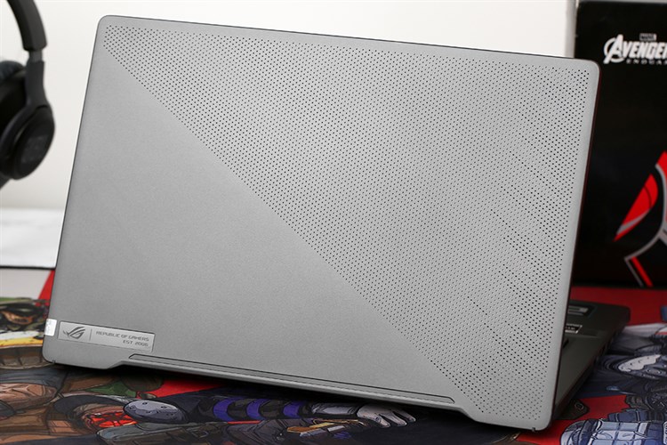 Laptop Asus Rog Zephyrus Gaming G14 GA401QH R7 5800HS/8GB/512GB/4GB GTX1650/120Hz/Túi/Win11 (K2091W) Màu Xám