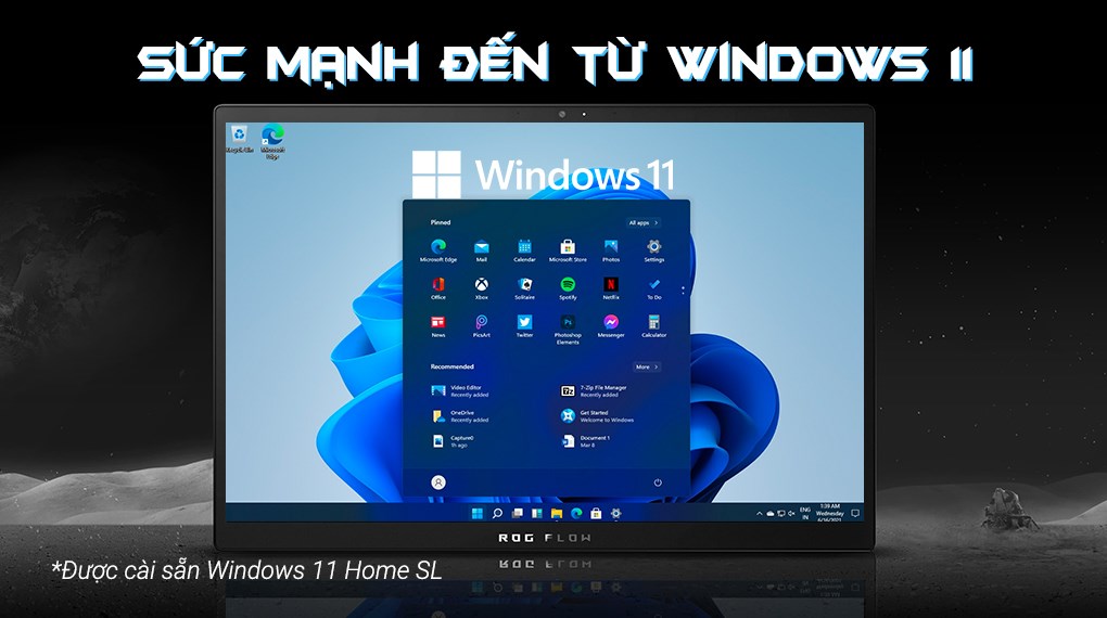 Laptop Asus Gaming ROG Flow Z13 GZ301ZC i7 12700H/16GB/512GB/4GB RTX3050/120Hz/Touch/Pen/Túi/Win11 (LD110W)
