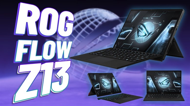 Laptop Asus Gaming ROG Flow Z13 GZ301ZC i7 12700H/16GB/512GB/4GB RTX3050/120Hz/Touch/Pen/Túi/Win11 (LD110W)