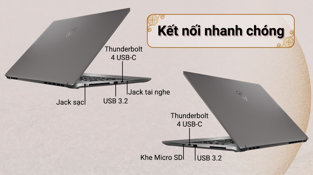 Laptop MSI Creator Z16 A12UET i7 12700H/16GB/1TB SSD/6GB RTX3060/120Hz/Túi/Chuột/Win11 (036VN)