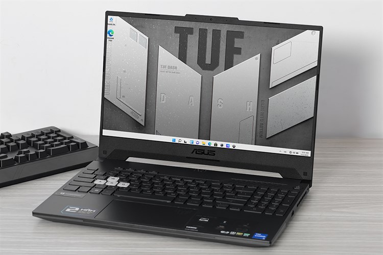 Laptop Asus Gaming TUF Dash F15 FX517ZC i5 12450H/8GB/512GB/4GB RTX3050/144Hz/Win11 (HN077W) Màu Đen