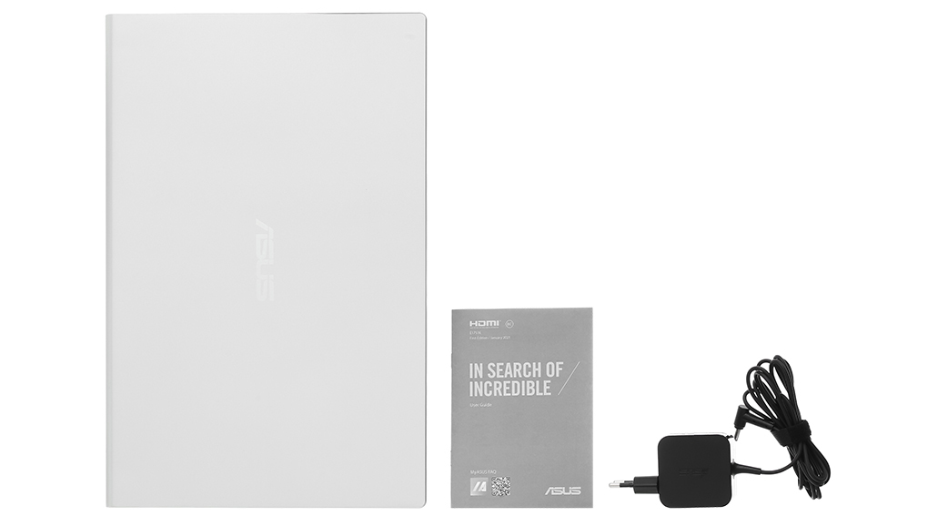 Bộ sản phẩm gồm: Sách hướng dẫn, Sạc Laptop Asus, Thùng máy