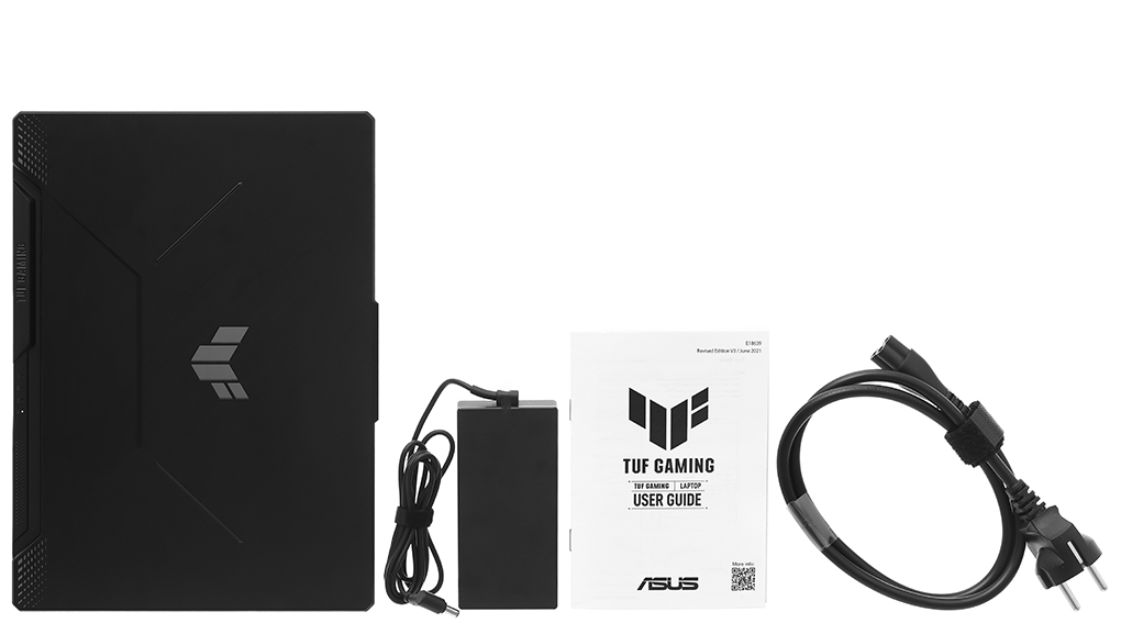 Bộ sản phẩm gồm: Dây nguồn, Sách hướng dẫn, Sạc Laptop Asus, Thùng máy