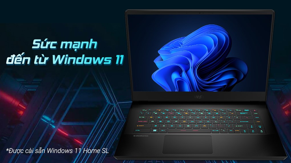 Laptop MSI Gaming Vector GP66 12UGS i7 12700H/16GB/1TB SSD/8GB RTX3070Ti/165Hz/Balo/Chuột/Win11 (432VN)