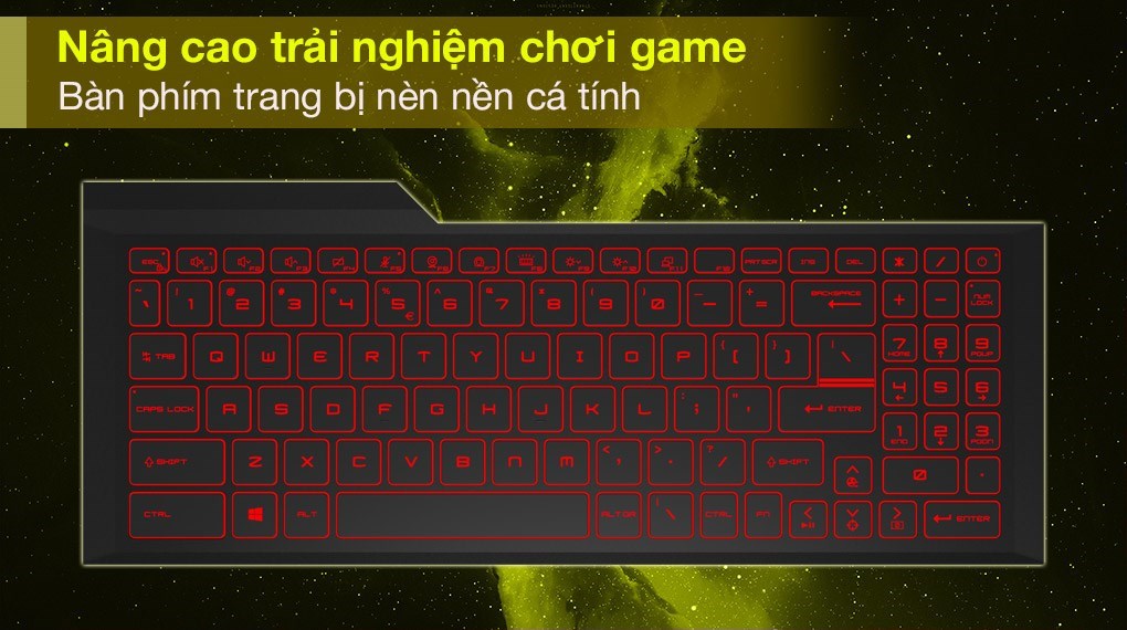 Laptop MSI Katana GF76 11UE i7 11800H/16GB/512GB/6GB RTX3060/144Hz/Balo/Chuột/Win11 (450VN)