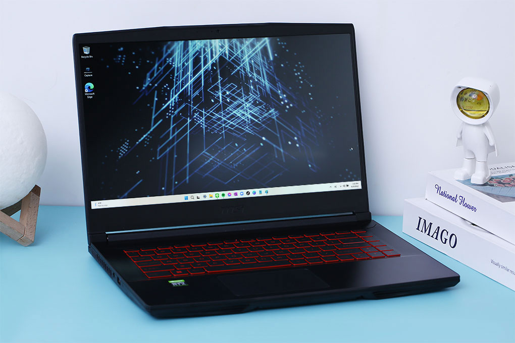 Laptop MSI Gaming GF63 Thin 11UD i5 11400H/8GB/512GB/4GB RTX3050Ti Max-Q/Balo/Chuột/Win11 (649VN) Màu Đen
