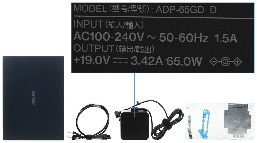 Bộ sản phẩm gồm: Sách hướng dẫn, Thùng máy, Sạc Laptop Asus, Cáp ( Kit nâng cấp HDD )