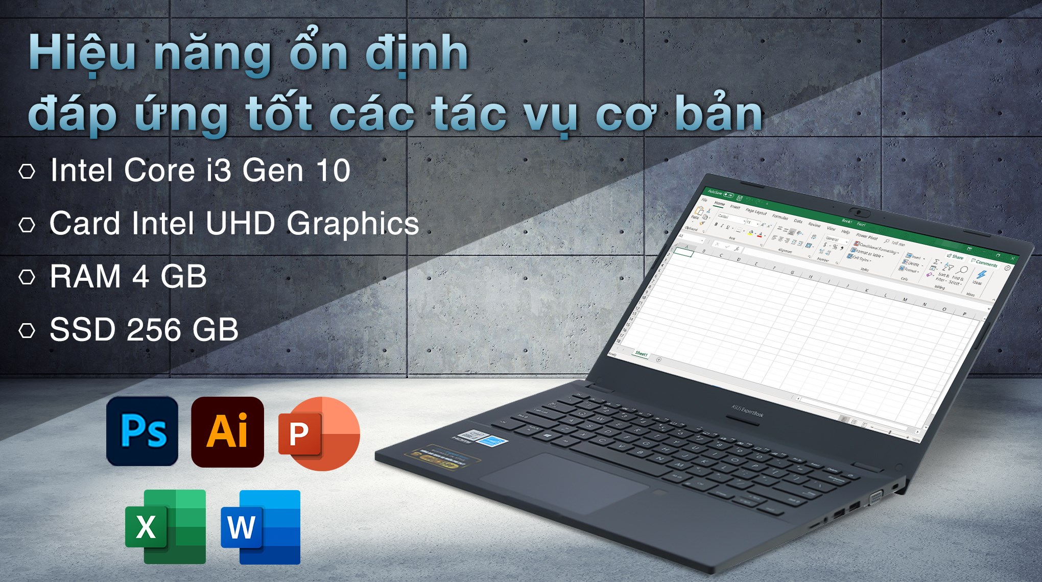 Laptop Asus ExpertBook P2451F i3 10110U/4GB/256GB/Win10 (BV3136T)