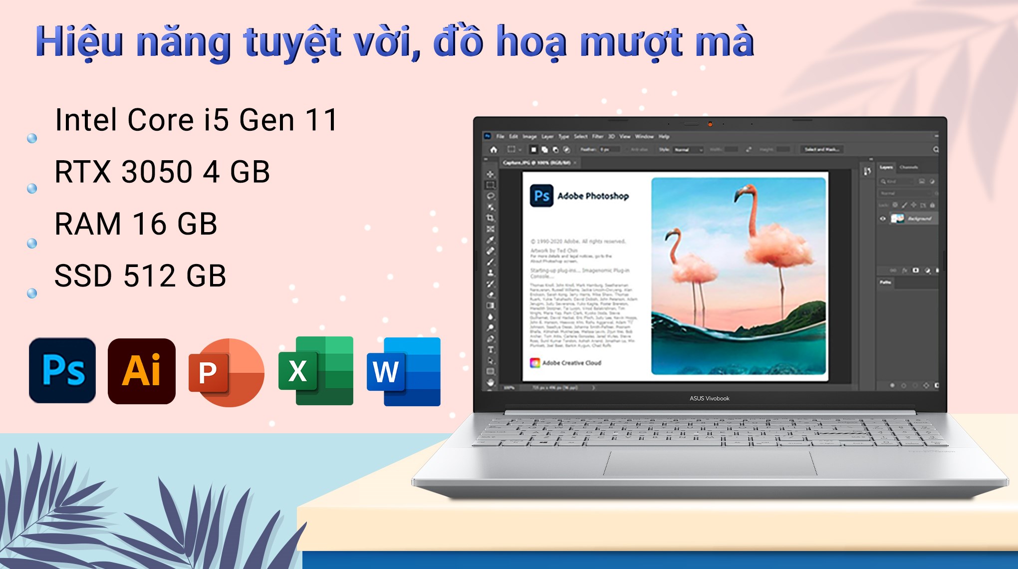 Laptop Asus VivoBook Pro 15 OLED K3500P i5 11300H/16GB/512GB/4GB RTX3050/Win11 (L1386W)