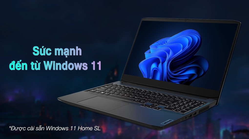 Laptop Lenovo IdeaPad Gaming 3 15IHU6 i5 11300H/8GB/512GB/4GB GTX1650/120Hz/Win11 (82K10178VN)