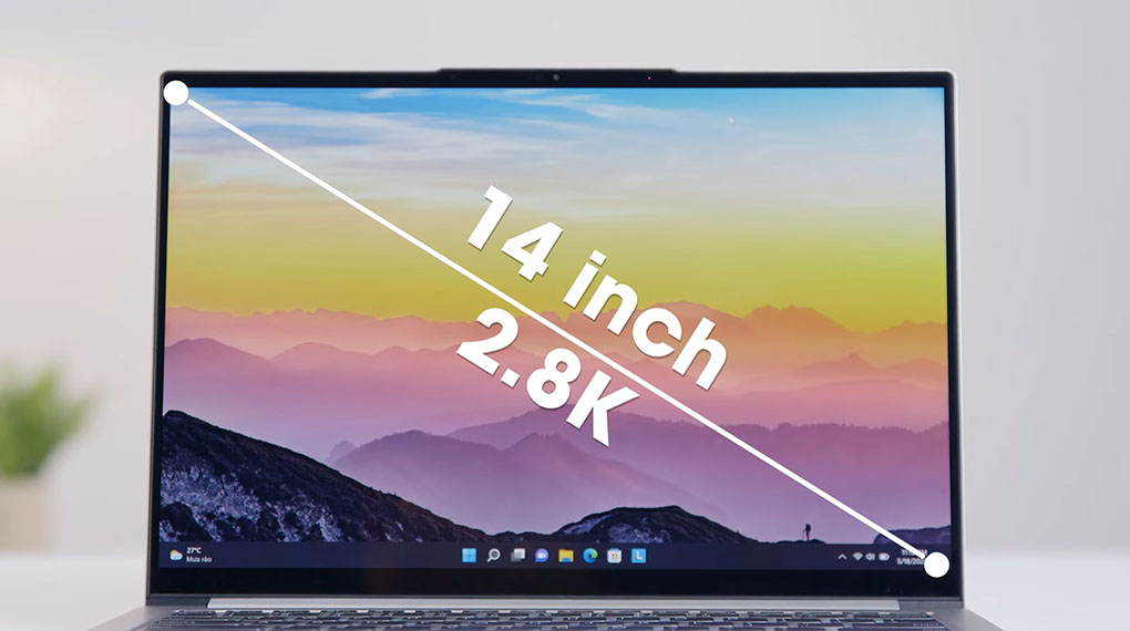 Lenovo Yoga Slim 7 Pro 14IHU5 i5 11300H (82NH00AMVN) - Màn hình