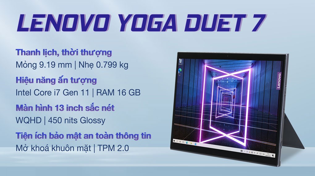 Laptop Lenovo Yoga Duet 7 13ITL6 i7 1165G7/16GB/1TB SSD/Touch/Pen/Win10 (82MA003UVN)
