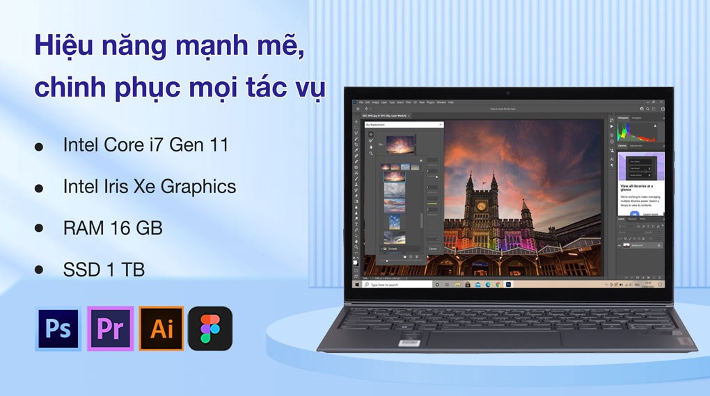 Laptop Lenovo Yoga Duet 7 13ITL6 i7 1165G7/16GB/1TB SSD/Touch/Pen/Win10 (82MA003UVN)