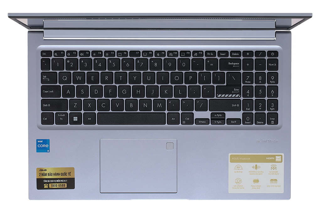 Laptop Asus Vivobook 15 X1502ZA i5 1240P/8GB/512GB/Win11 (EJ120W) Màu Bạc