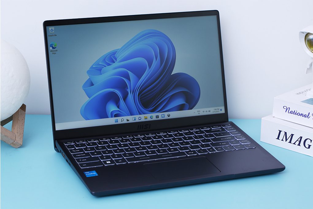 Laptop MSI Modern 14 B11MOU i7 1195G7/8GB/512GB/Túi/Chuột/Win11 (1032VN) Màu Xám