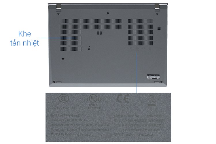 Laptop Lenovo ThinkPad P14s G2 i5 1135G7/16GB/512GB/4GB Quardro T500/Win11 (20VX00E1VN) Màu Xám