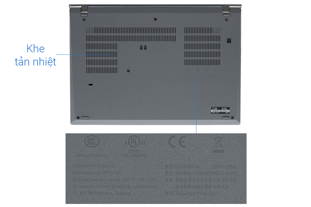 Laptop Lenovo ThinkPad P14s G2 i5 1135G7/16GB/512GB/4GB Quardro T500/Win11 (20VX00E1VN) Màu Xám