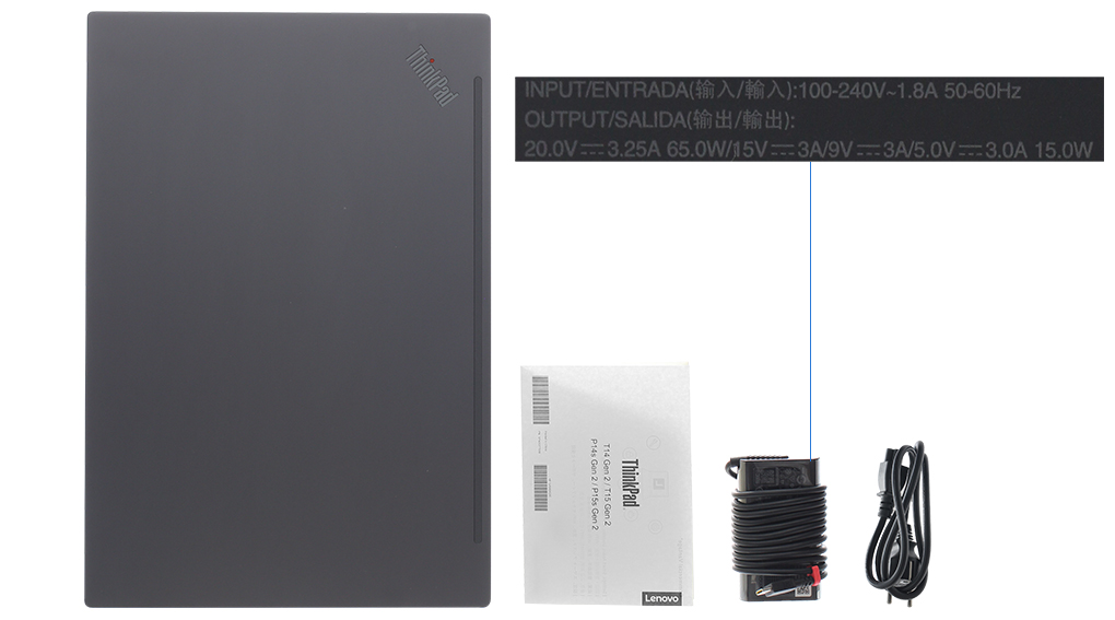 Bộ sản phẩm gồm: Thùng máy, Sạc Laptop Lenovo, Sách hướng dẫn