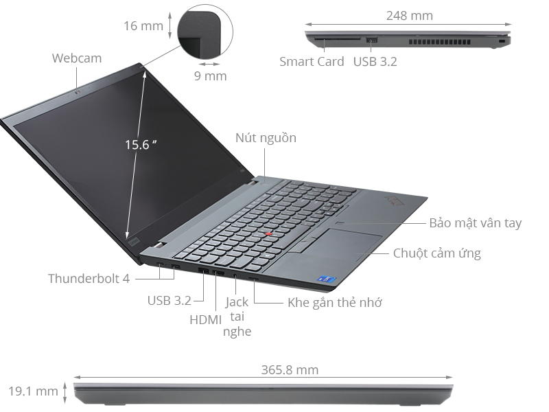 Lenovo ThinkPad P15s G2 i7 1165G7/16GB/512GB/4GB Quardro T500/Win11 (20W600CQVN)