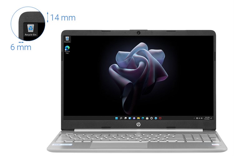 Laptop HP 15s fq5077TU i7 1255U/8GB/512GB/Win11 (6K797PA) Màu Bạc