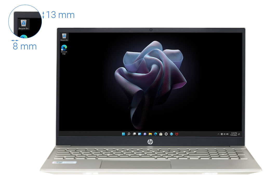 Laptop HP Pavilion 15 eg2056TU i5 1240P/8GB/512GB/Win11 (6K786PA) Màu Vàng