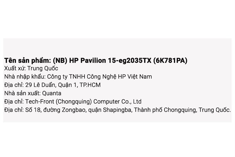 Laptop HP Pavilion 15 eg2035TX i5 1235U/8GB/512GB/2GB MX550/Win11 (6K781PA) Màu Vàng