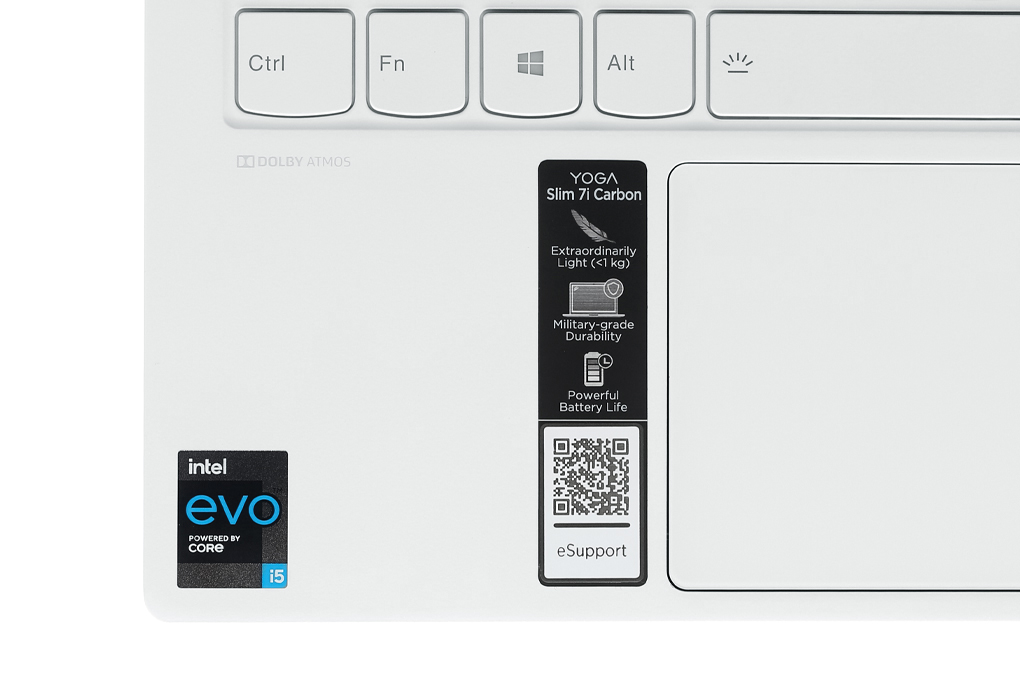 Laptop Lenovo Yoga Slim 7 Carbon 13ITL5 i5 1135G7/16GB/512GB/Win11 (82EV00AVVN) Màu Trắng