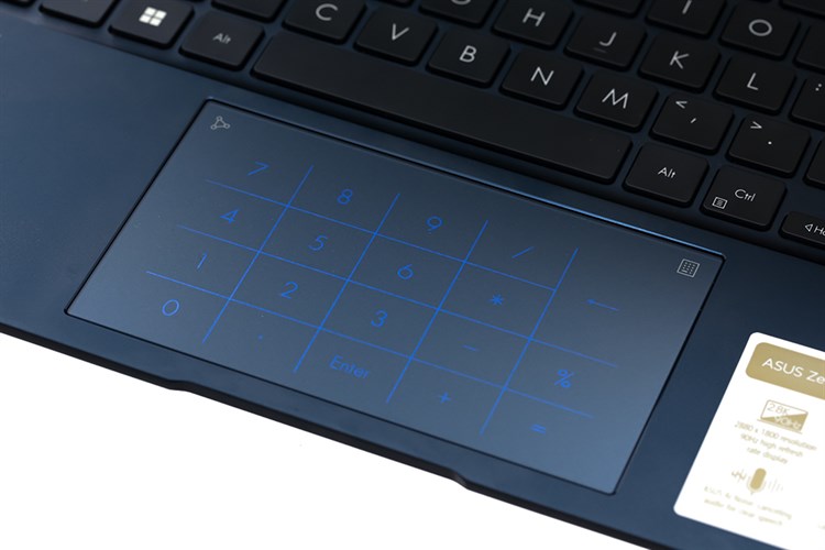 Laptop Asus Zenbook 14 OLED UX3402ZA i5 1240P/8GB/512GB/90Hz/Cáp/Túi/Win11 (KM220W) Màu Xanh