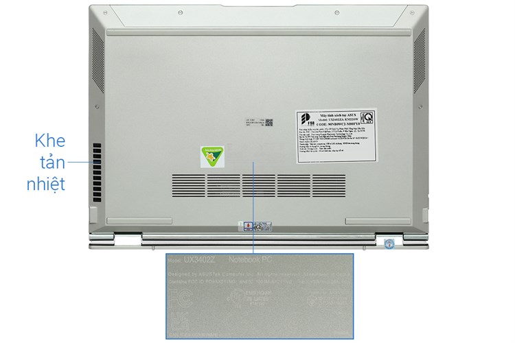 Laptop Asus Zenbook 14 OLED UX3402ZA i5 1240P/8GB/512GB/90Hz/Cáp/Túi/Win11 (KM220W) Màu Bạc