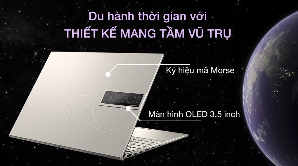 Laptop Asus Zenbook 14X OLED Space Edition UX5401ZAS i7 12700H/16GB/1TB/Cáp/Túi/Win11 (KN070W)