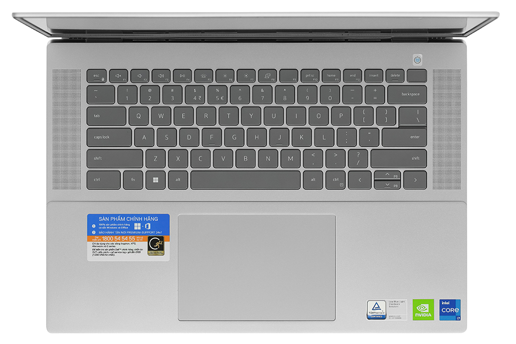 Laptop Dell Inspiron 16 5620 i7 1260P/16GB/512GB/2GB MX570/OfficeHS/Win11 (N6I7000W1) Màu Bạc