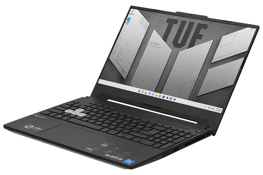 Laptop Asus TUF Gaming Dash F15 FX517ZE - HN045W (i5 12450H, 8GB, 512GB, RTX 3050Ti 4GB, Full HD 144Hz, Win11) Màu Đen