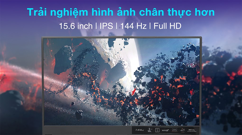 Laptop Asus Gaming ROG Strix G15 G513RC R7 6800H/8GB/512GB/4GB RTX3050/144Hz/Win11 (HN038W)