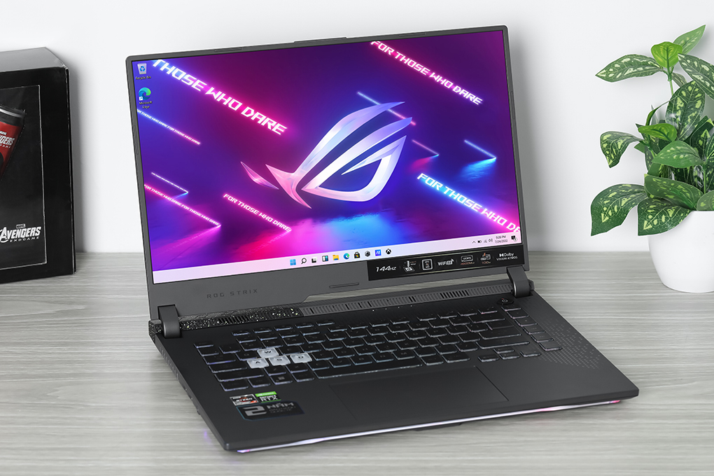 Laptop Asus Gaming ROG Strix G15 G513RC R7 6800H/8GB/512GB/4GB RTX3050/144Hz/Win11 (HN038W) Màu Xám