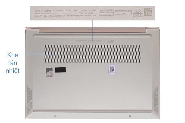 Laptop HP Pavilion 14 dv2033TU i5 1235U/8GB/512GB/Win11 (6K769PA) Màu Vàng