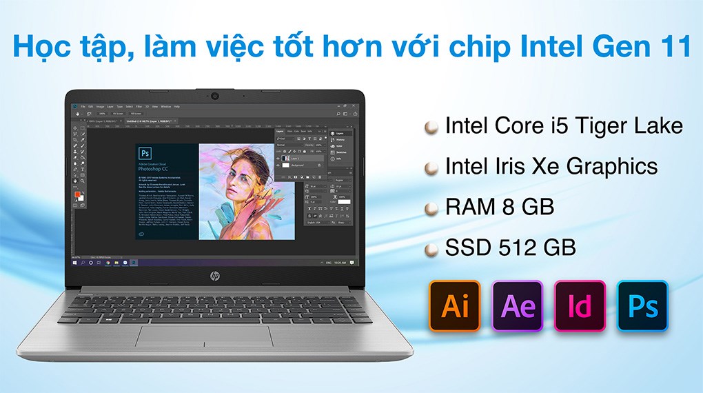 Laptop HP 240 G8 i5 1135G7/8GB/512GB/Win11 (617L5PA)