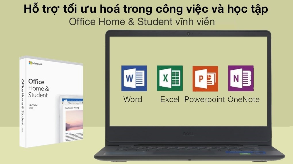 Laptop Dell Vostro 3400 i5 1135G7/8GB/512GB/2GB MX330/OfficeHS/Win11 (YX51W6)