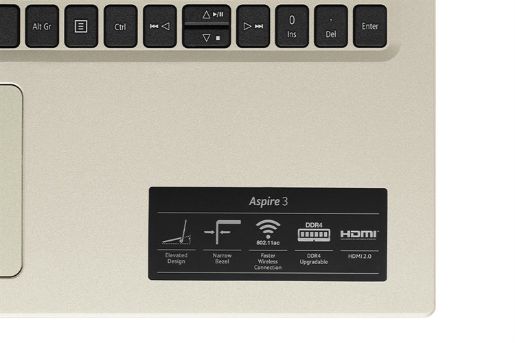 Laptop Acer Aspire 3 A315 58 54XF i5 1135G7/8GB/512GB/Win11 (NX.AM0SV.007) Màu Vàng