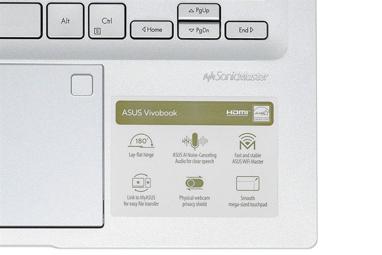 Laptop Asus Vivobook 14X A1403ZA i3 1220P/8GB/512GB/Win11 (LY143W) Màu Bạc