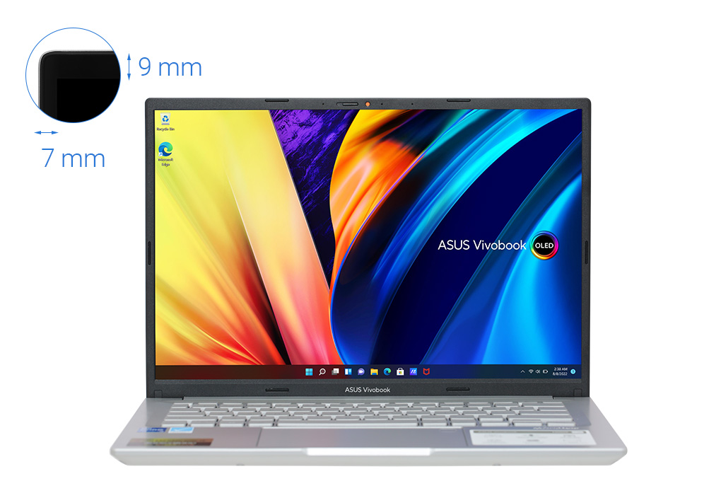 Laptop Asus Vivobook 14X OLED A1403ZA i5 12500H/8GB/512GB/Win11 (KM065W) Màu Bạc