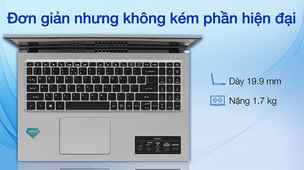 Laptop Acer Aspire 3 A315 58 358E i3 1115G4/8GB/512GB/Win11 (NX.ADDSV.00F)