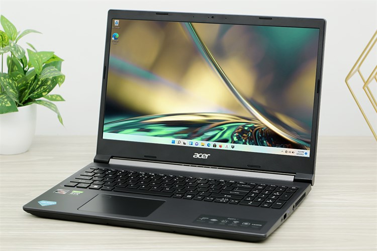 Laptop Acer Gaming Aspire 7 A715 43G R8GA R5 5625U/8GB/512GB/4GB RTX3050/144Hz/Win11 (NH.QHDSV.002) Màu Đen