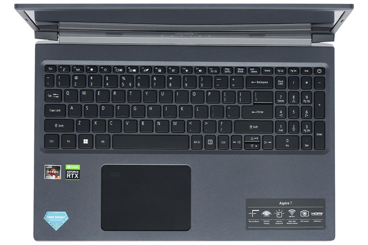 Laptop Acer Gaming Aspire 7 A715 43G R8GA R5 5625U/8GB/512GB/4GB RTX3050/144Hz/Win11 (NH.QHDSV.002) Màu Đen