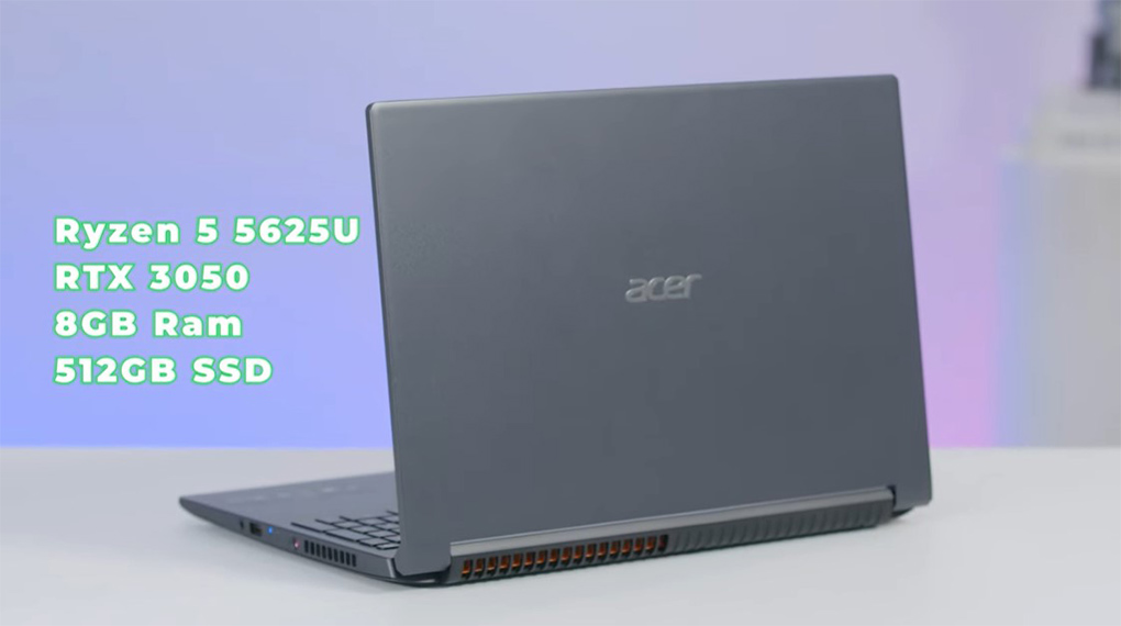 Acer Aspire 7 Gaming A715 43G R8GA R5 5625U (NH.QHDSV.002) - Cấu hình