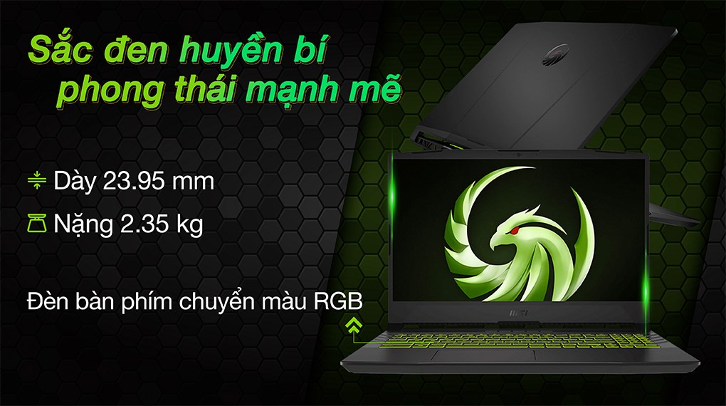 Laptop MSI Gaming Alpha 15 B5EEK R7 5800H/16GB/512GB/8GB RX6600M/144Hz/Balo/Chuột/Win11 (218VN)